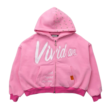 ‘BUBBLE GUM PINK’ VA “STAR” zip