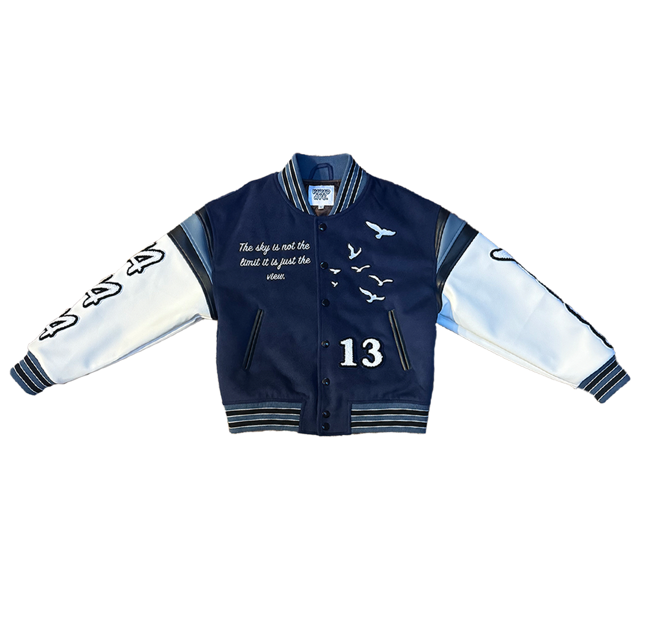 MidNight Blue - "Limitless"  Varsity Jacket(PRE ORDER)