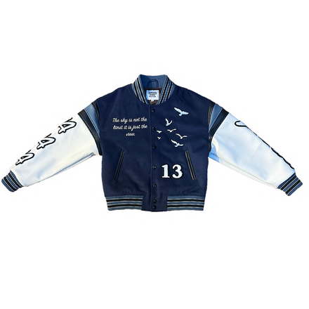 MidNight Blue - "Limitless"  Varsity Jacket(PRE ORDER)