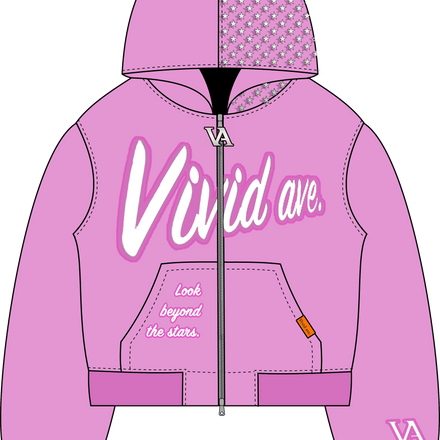 BUBBLE GUM VA “STAR” zip
